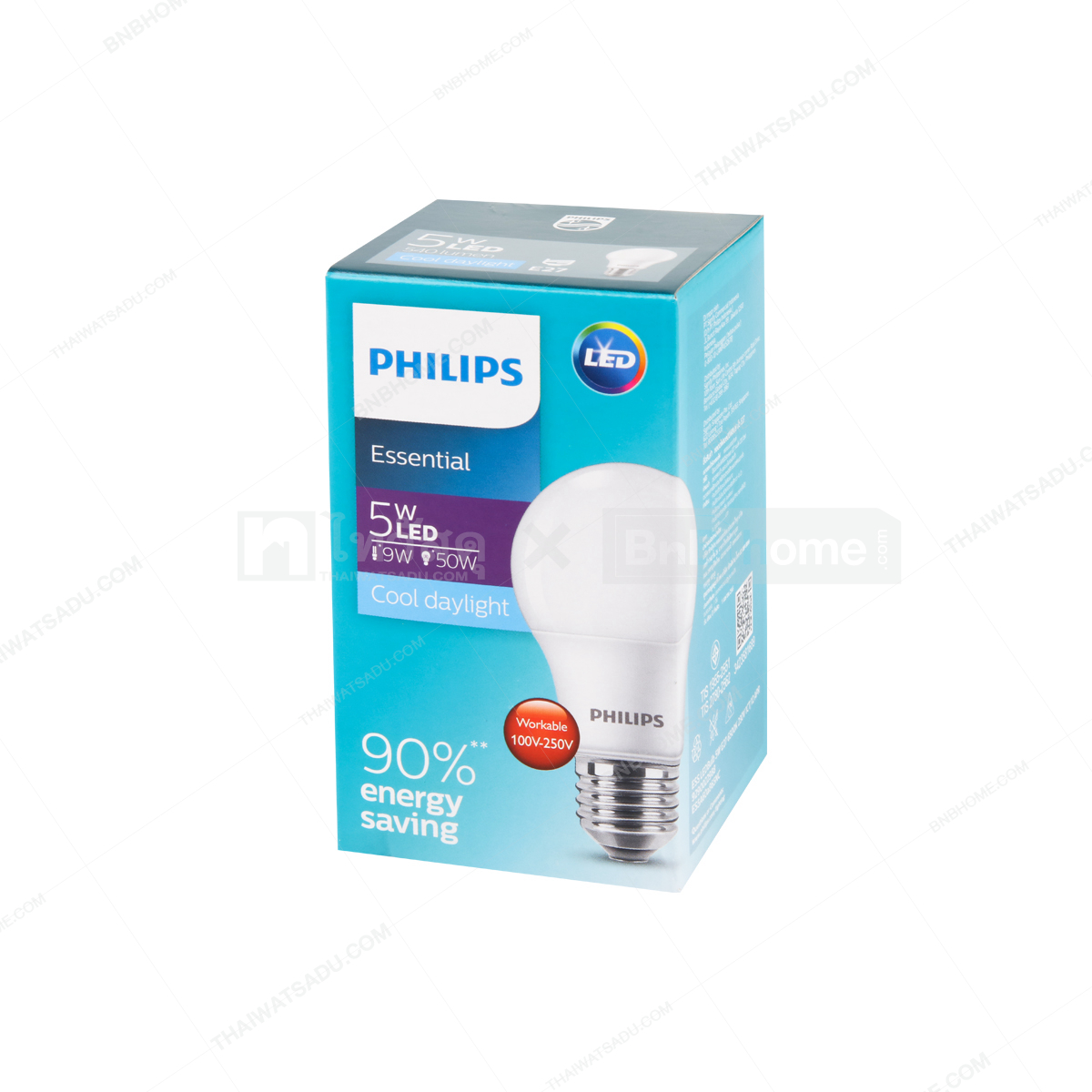 LED Bulb 5 W Cool Daylight PHILIPS ESS LEDBULB A60 E27