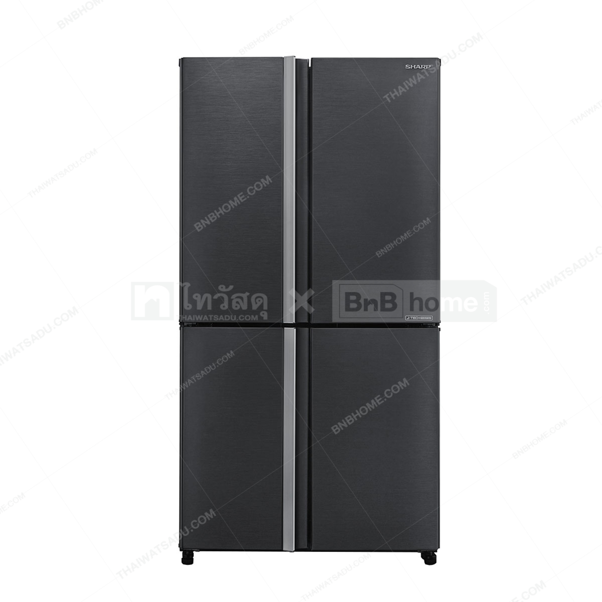 SHARP Refrigerator 4 Door SJ-FX52TP-SL 18.5 Q Silver - THAI WATSADU